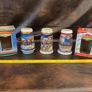 Budweiser steins