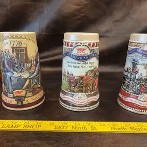 Miller high life steins