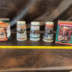 Budweiser steins