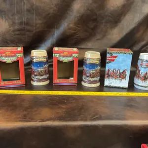 Budweiser steins