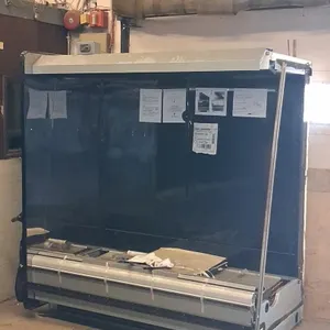 2022 Kysor Warren DX6 PTD 6 refrigerated multideck display case. Features a black interior finish and setup for R448A refrigerant. 6'L. S/N: CC14126. 