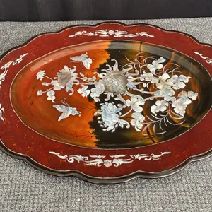 Decorative Oval Trays - Floral and Natural
