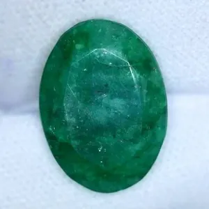 Natural Brazilian Emerald, 11.6ct Oval Cut Gemstone