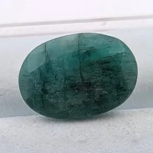 Natural Emerald, 7.85ct Oval Cabochon with Appraisal