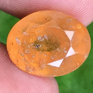 17.20ct Natural Grossular Garnet, Oval Cut, Certified