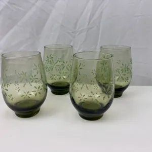 Vintage Stemless Glasses