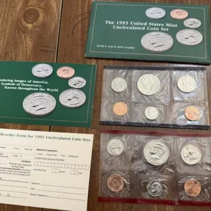 The 1993 United States Mint Uncirculated Coin Set