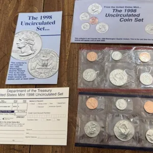 The 1998 Uncirculated Coin Set