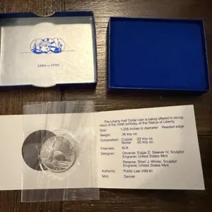 1986 Liberty Half Dollar