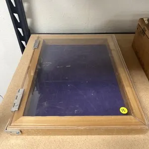 Wooden Showcase 17 1/2 x 13 1/2 x 2