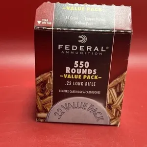 Federal .22 LR Ammo - Partiial Box