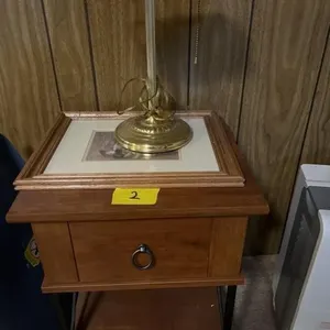SMALL END TABLE  18" X 18" X 24" WITH DRAWER