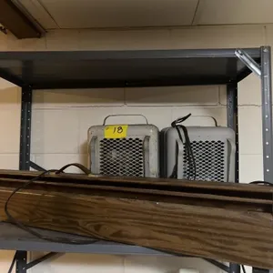 2-MILK HOUSE HEATERS, 1-FLOOR HEATER