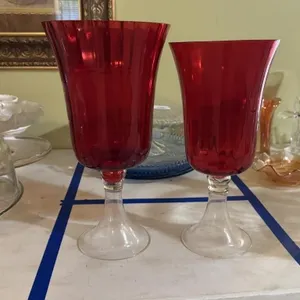 Decortive Glass Goblets
