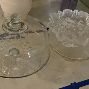 Assorted Glass Cake Stands