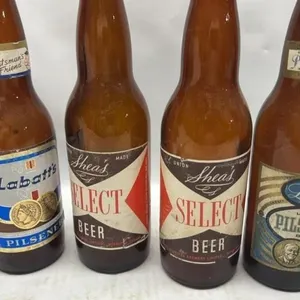Vintage 1960s Long Neck Beer Bottle lot