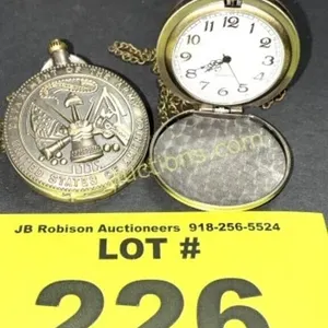 ARMY POCKET WATCHES (2)
