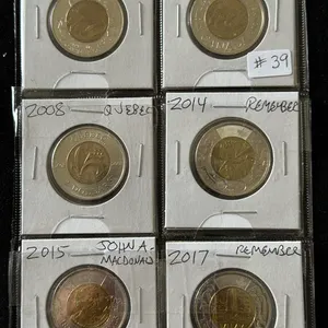 (6) Cdn UNC Older Toonies