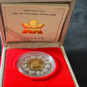 2000 Cdn $15 Silver Lunar Coin