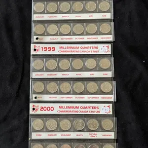 (3) 1992, 1999 $ 2000 Cdn UNC Quarter Sets