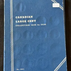 (18) Starting 1859 Cdn Lg Cents In Whitman Book