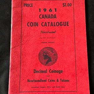 1961 Cdn Coin Catalogue Exc. Cond