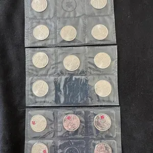 (3) 2012 Cdn $.25 Coin Sets (1 Coloured)