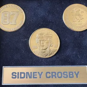 (3) Sidney Crosby Penguins Medallion Set
