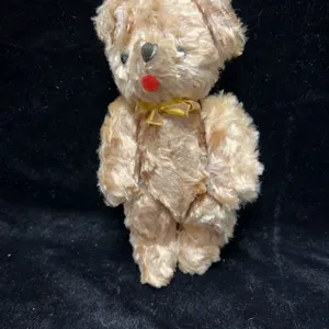 R. Dakin & Co. San Francisco Vintage Plush Teddy Bear, Made in Poland, Approx. 7 Inches Tall, Yellow