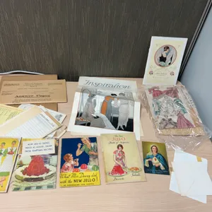 Ephemera Lot: 1930s-1940s Jell-O Booklets, McCall Pattern 1292, Woman’s Institute Papers, Fashion Ar