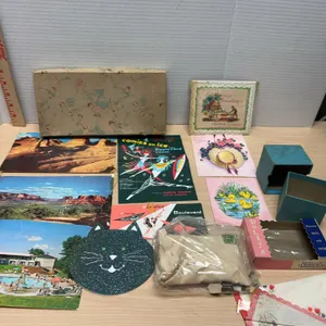 Mid-20th Century Ephemera, Postcards, Event Programs, Greeting Cards, and Novelty Items Lot