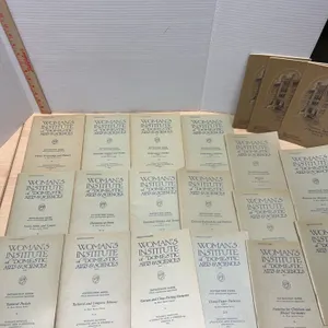 1915 Woman's Institute of Domestic Arts & Sciences Instruction Papers Sewing Collection, Complete Se