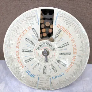 Boye Needle Co. 16" Needle and Bobbin Tin Display