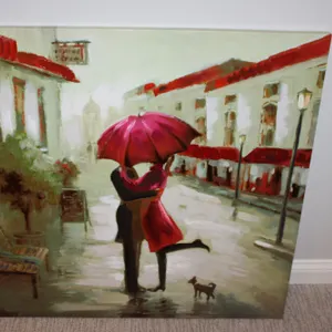 Couple Umbrella Canvas