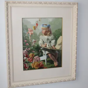 "Naming of the Flowers" by artist Bob Byerley Fairy Garden Print