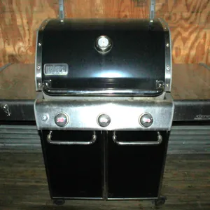 Weber Genesis Gas Grill with Side Shelves