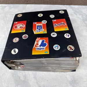 Binder of Baseball Cards
