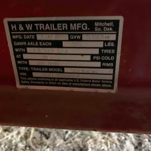 2008 H&W Trailer