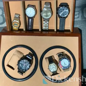 Lot of Watches In a Watch Winder