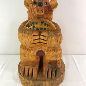 Carved Bear Sculpture