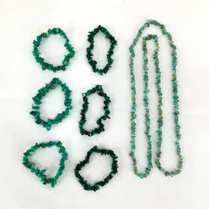 Malachite, Amazonite and Apatite Jewelry