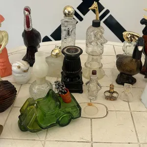Decorative Glass and Ceramic Aftershave/Perfume Bottles