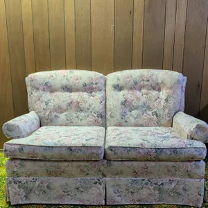 Sklar-Peppler Floral Upholstered Loveseat with Scotchgard Fabric