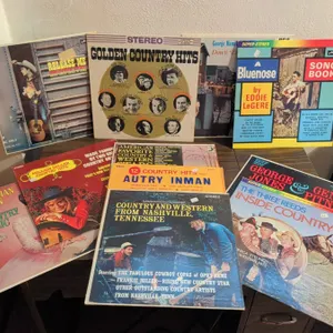 10 Country and Western Vinyl LP Records
