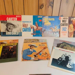 Wilf Carter and Carter Family Country Vinyl LP Record Collection