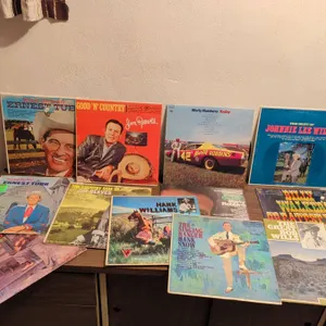 12 Classic Country Vinyl LP Records Including Ernest Tubb, Jim Reeves, Eddy Arnold, Marty Rob