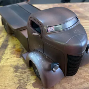 Diecast Model Custom Rat Rod Flatbed Truck