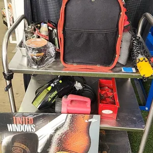 Griot's Car Care Kit, Banks Beer Sign, Dirt Devil Scorpion Hand Vacuum  With Metal Cart