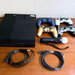 Playstation 4 with Controllers