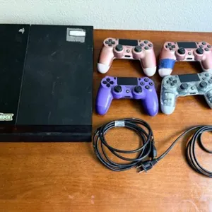 Playstation 4 with Controllers
